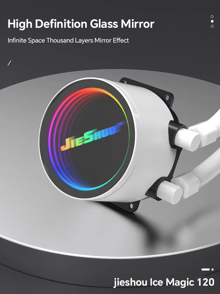 JIESHUO Magic 120 Liquid Water Cooling CPU Cooler jieshuo 2501 digital display cpu cooler (copy)