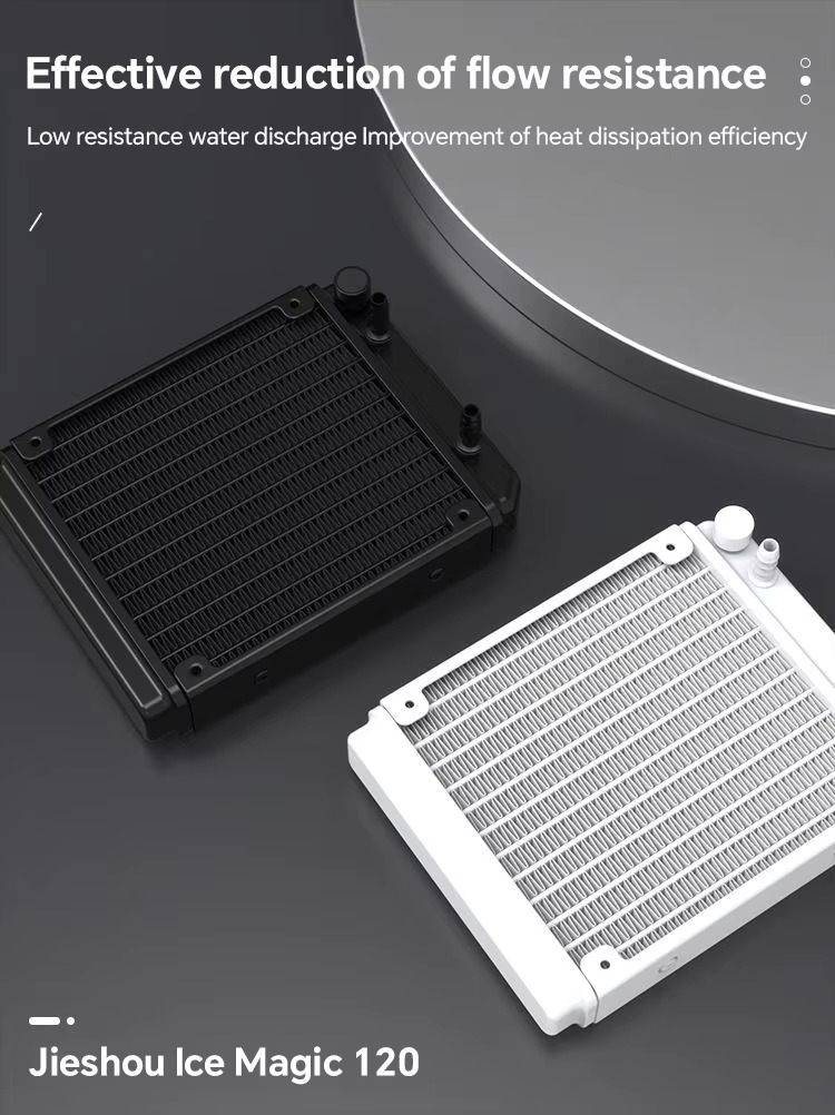 JIESHUO Magic 120 Liquid Water Cooling CPU Cooler jieshuo 2501 digital display cpu cooler (copy)