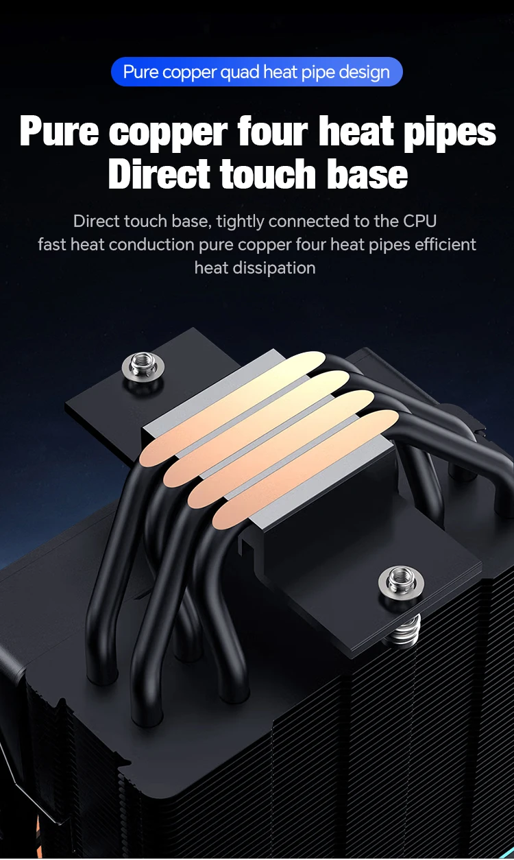 jieshuo 2501 digital display cpu cooler