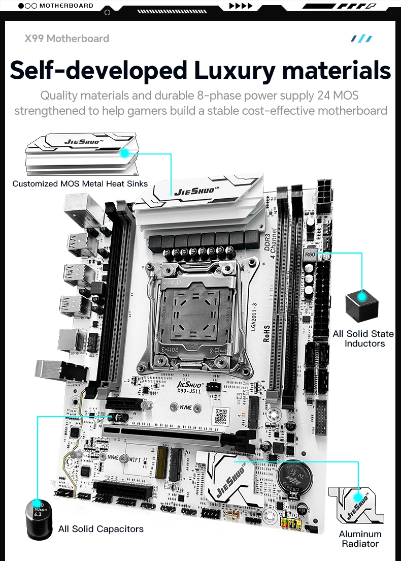 jieshuo x99 motherboard ddr3
